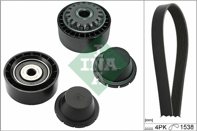Image of V-Ribbed Belt Set INA 529 0280 10