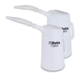 image of Beta Tools 1758R 3L Liquid Container with Removable Flexible Spout 017580203