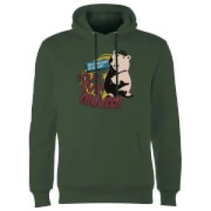 image of Toy Story Evil Oinker Hoodie - Forest Green - L