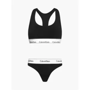 Image of Calvin Klein Unlined Bra Set - Beige