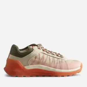 Image of Hunter Womens Travel Trainers - Shaded White/Lichen Green - UK 4