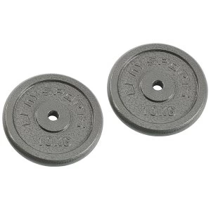 image of V-fit 2x10KG Black Cast Plate Set