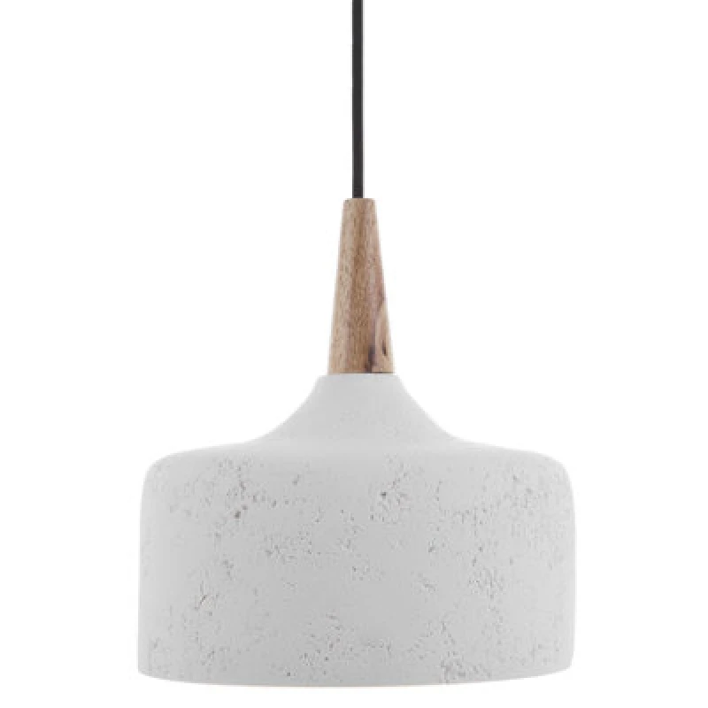 Image of Beliani Pendant Lamp Burano Concrete White