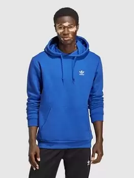 Image of adidas Originals Trefoil Essentials Hoodie - Blue Size 2XL, Men