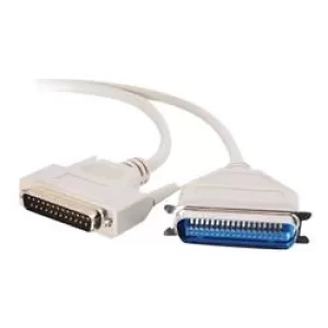 image of C2G 5m DB25 Male to Centronics 36 Male Parallel Printer Cable