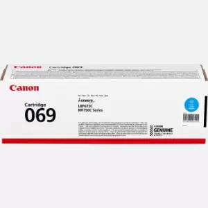 Image of Canon 069 Cyan Toner Cartridge
