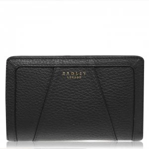 image of Radley Wood Fold Over Purse - Black