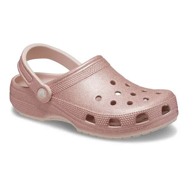 Crocs Womens Classic Glitter Clog Sandals UK Size 6 (EU 39-40) Quartz CRC403-QUARTZ-6