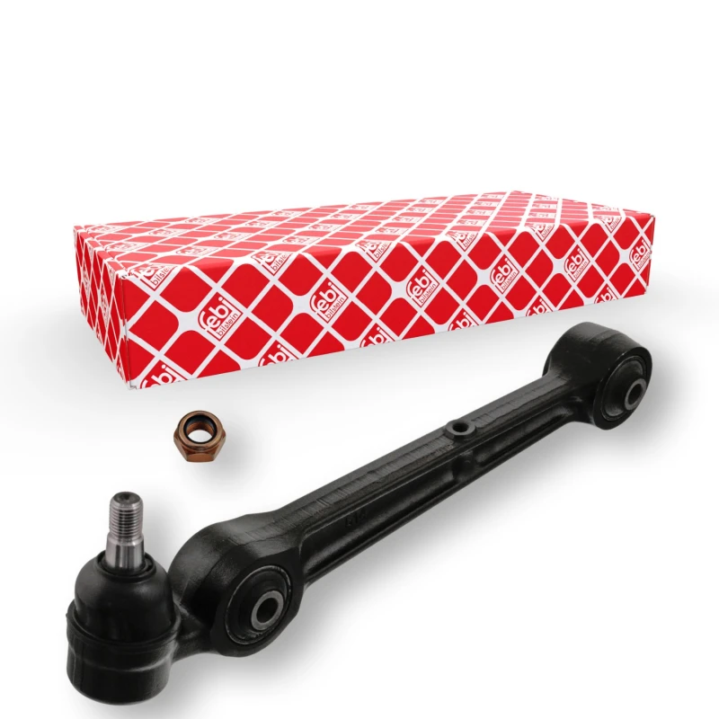 Image of FEBI BILSTEIN 41235 Suspension arm Control Arm, Cast Steel, Lower, with ball joint, with lock nut Cast Steel Track Control Arm (273)