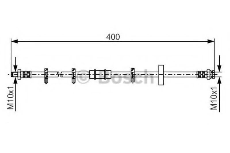 Image of Bosch 1 987 476 413 Brake Hose Brake Hose (83)