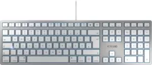 Image of CHERRY KC 6000 SLIM FOR MAC keyboard USB QWERTY US English Silver