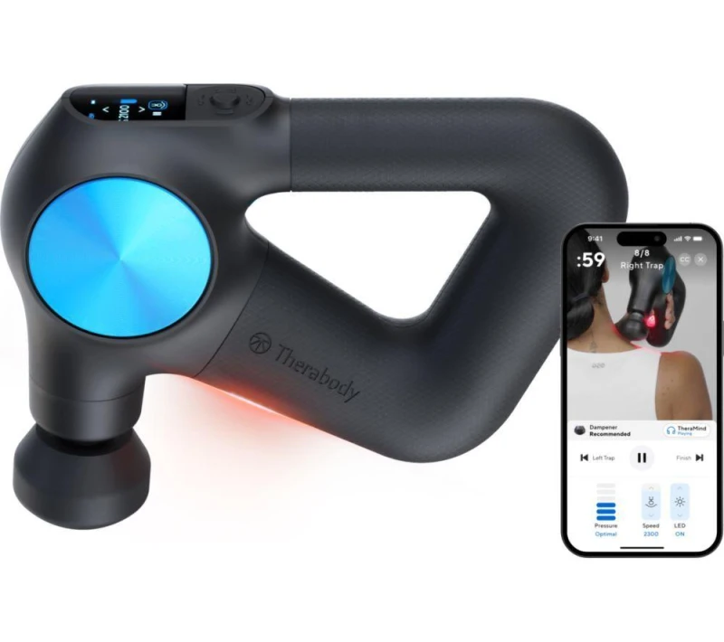 Image of THERABODY Theragun Pro Plus Handheld Smart Percussive Therapy Device - Black 840295401898