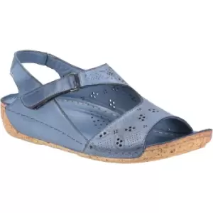Image of Riva Womens Barcelona Leather Summer Mule Sandals UK Size 5 (EU 38)