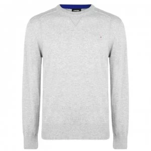 Image of Diesel Basic Knit Jumper - Grey 912