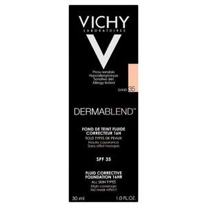 Image of Vichy Dermablend Fluid Corrective Foundation 35 Sand