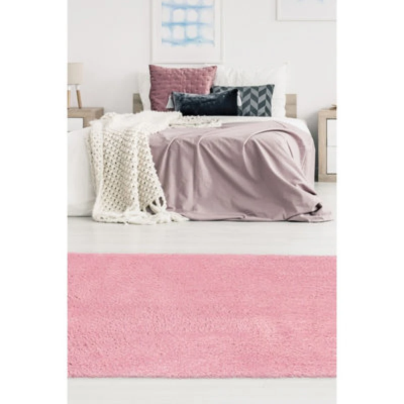 Image of Snug Plain Pink 200X290cm Rug P116A- SG155 20