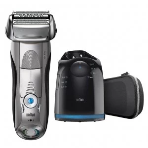 Braun Series 7 7898cc Wet & Dry Mens Electric Foil Shaver - Silver (without Clean & Renew cartridge)