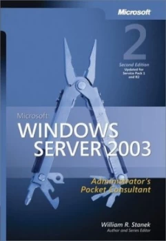 Image of Microsoft Windows Server 2003 Administrators Pocket Consultant by William Stanek Book