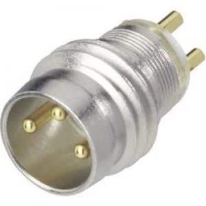 Image of Hirschmann 933 392 001 ELST 3308 RV KH Device Connector For M8 sensors Metal Silver metallic