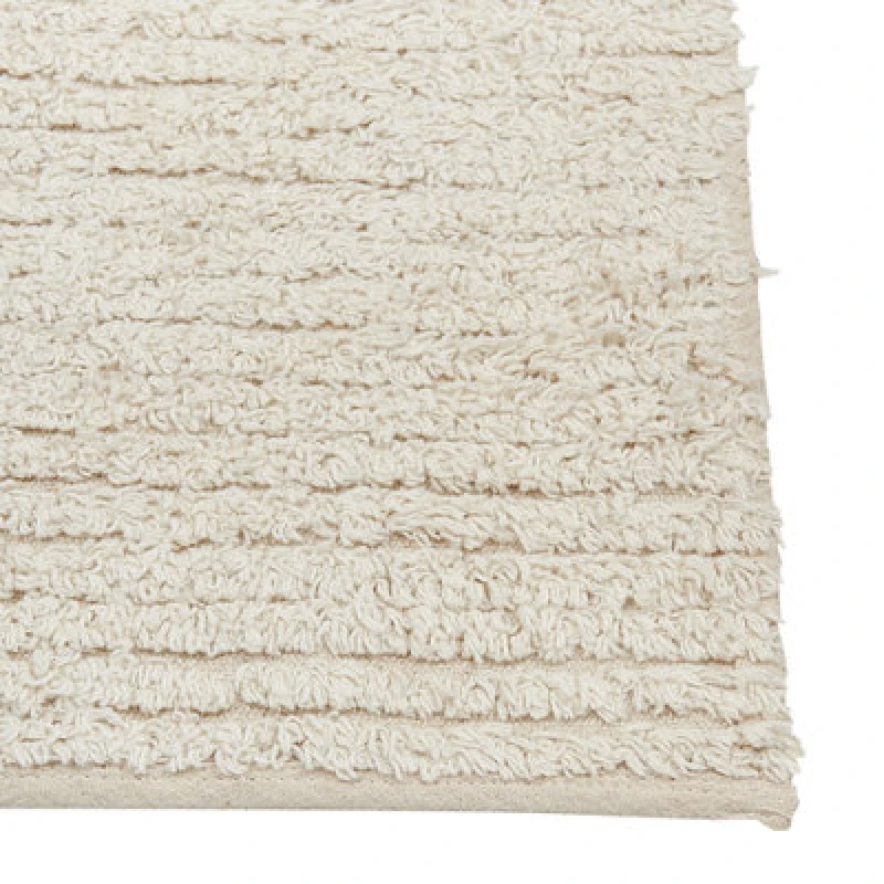 Image of Beliani Rug Tezpur Beige 140 X 200 Cm Cotton