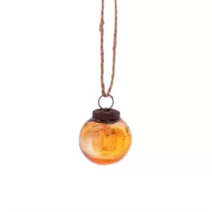 Image of Gold Vintage Glass Bauble Small