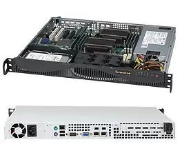 Image of Supermicro SuperChassis 512F-600LB Rack Black 600 W