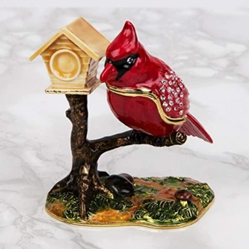 Image of Treasured Trinkets - Bird with Birdhouse