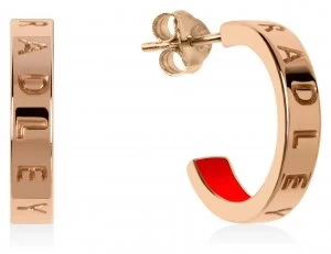 Radley Rocks Rose Gold Plated Small Hoop Jewellery