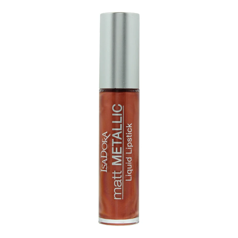 Image of Isadora Matt Metallic 82 Copper Chrome Liquid Lipstick 7ml