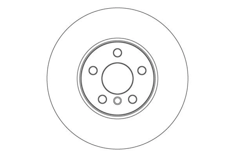 Image of Brake disc TRW DF6834S