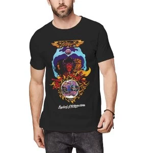 image of Thin Lizzy - Vagabond Unisex Large T-Shirt - Black