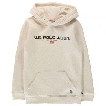 image of US Polo Assn OTH Sport Hoodie - Light Grey Marl