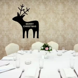 Image of OBSNOEL-17 Black Decorative Wall Sticker