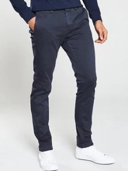 Image of Replay Zeumar Hyperflex Slim Fit Chinos - Blue