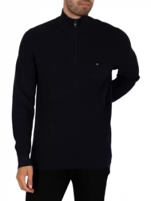 Image of Structure Zip Mock Sweatshirt