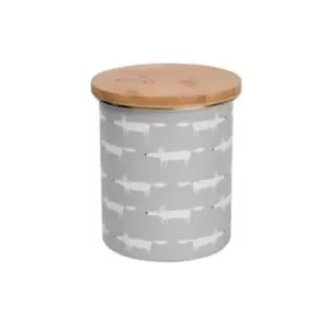 Image of Scion Mr Fox Storage Jar Grey Patterned
