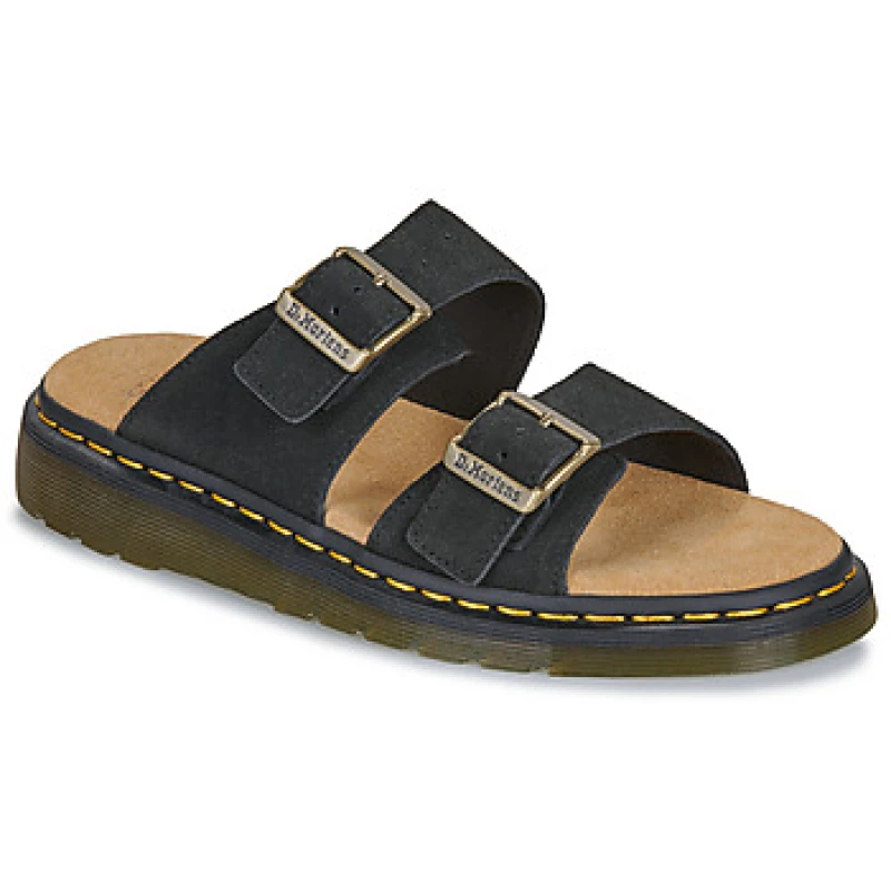 Image of Dr. Martens Josef Black Suede mens Mules / Casual Shoes in Black