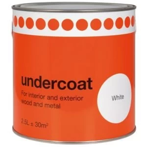 image of White Metal wood Undercoat 2.5L