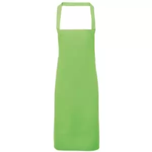 Image of Premier Ladies/Womens Slim Apron (no Pocket) / Workwear (Pack of 2) (One Size) (Apple) - Apple