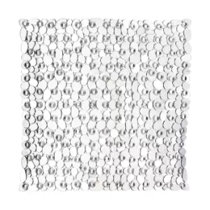 Image of Premier Housewares Clear Pebble PVC Bath Mat 54 x 54cm