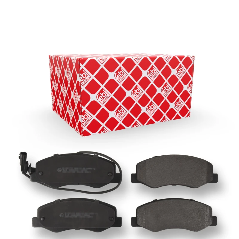 Image of FEBI BILSTEIN 16819 Brake pad set Rear Axle, incl. wear warning contact Brake Pad Set,disc brake (402)
