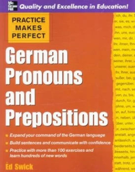 Image of German Pronouns and Prepositions by Ed Swick Paperback