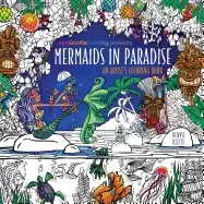 Image of zendoodle coloring presents mermaids in paradise an artists coloring book