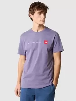 Image of The North Face S/s Never Stop Exploring T-Shirt, Lunar Slate Size M Men
