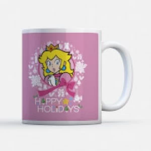 Image of Nintendo Super Mario Peach Wreath Mug
