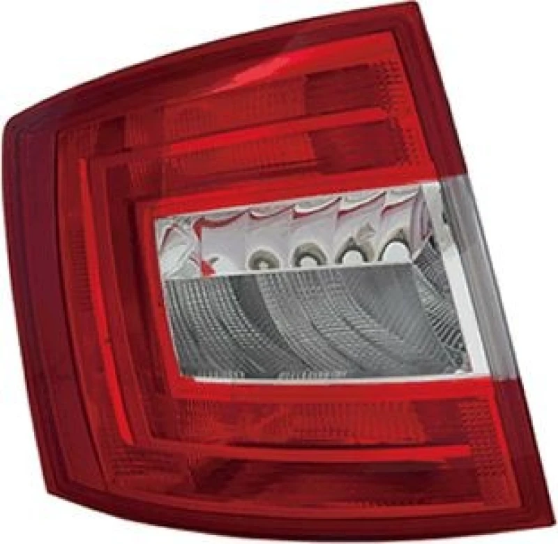 Image of VAN WEZEL 7624925 Rear light without bulb holder, Left Combination Rearlight (391)
