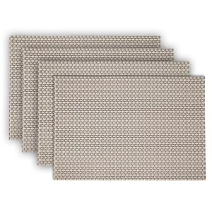 image of Denby Set Of 4 Woven Linen Placemats