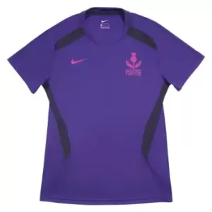Image of Nike Scottish Thistles Netball Training Shirt Womens - Purple