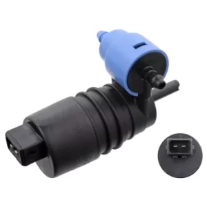 Image of Windscreen Washer Pump Water Pump window cleaning 10275 by Febi Bilstein
