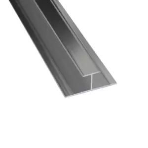 Image of 2440mm Acrylic/Composite H Joint Polished Silver- Mermaid